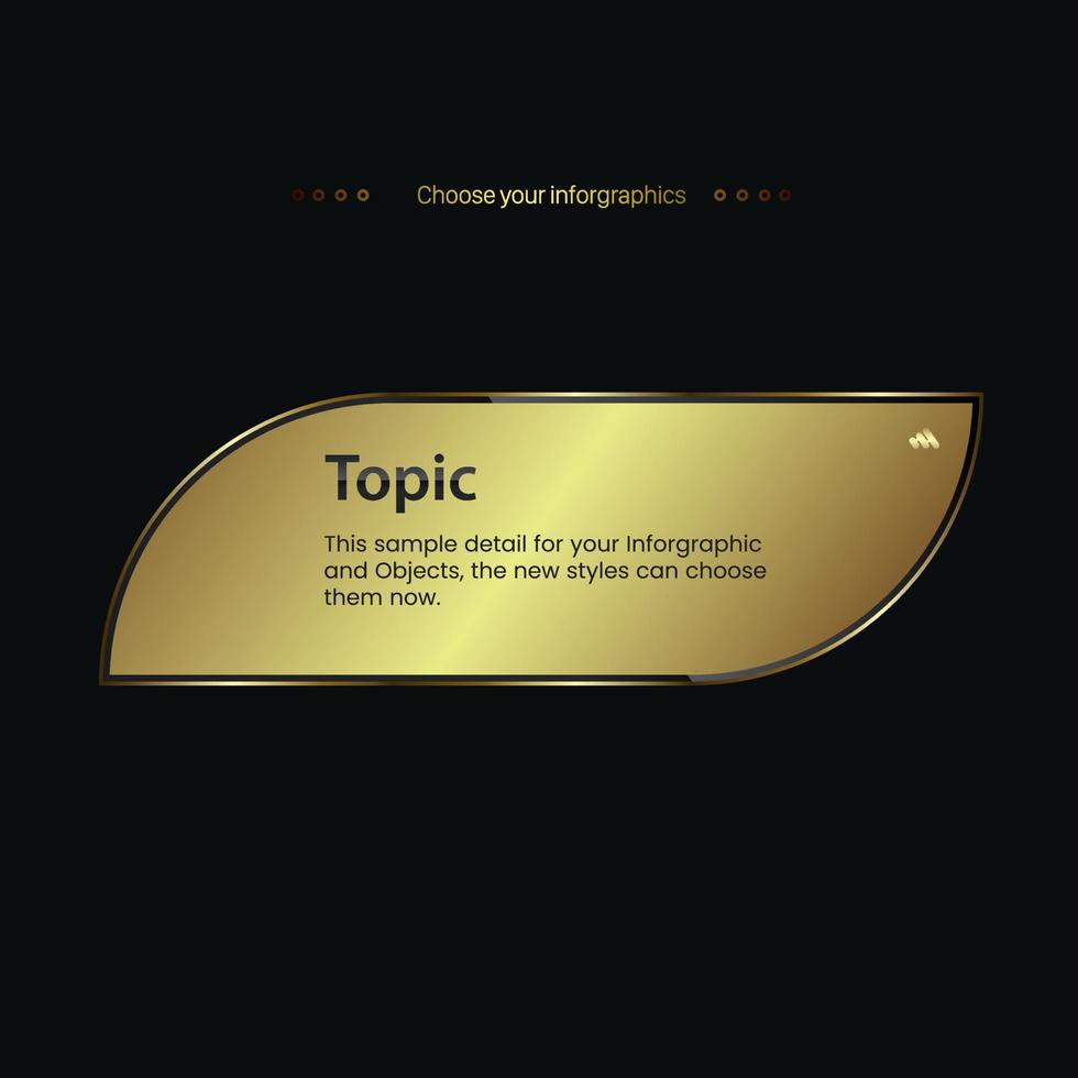 A golden Abstract business infographic, luxury option template gold, and premium Vector option illustration, Texture, arrows, options bar, menu bar, user interface