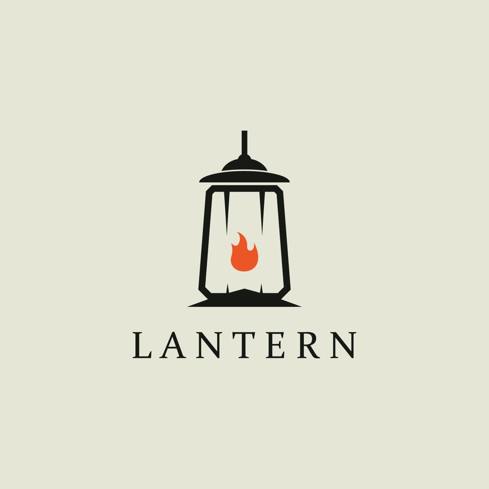 Lantern Lamp Design Vector Template