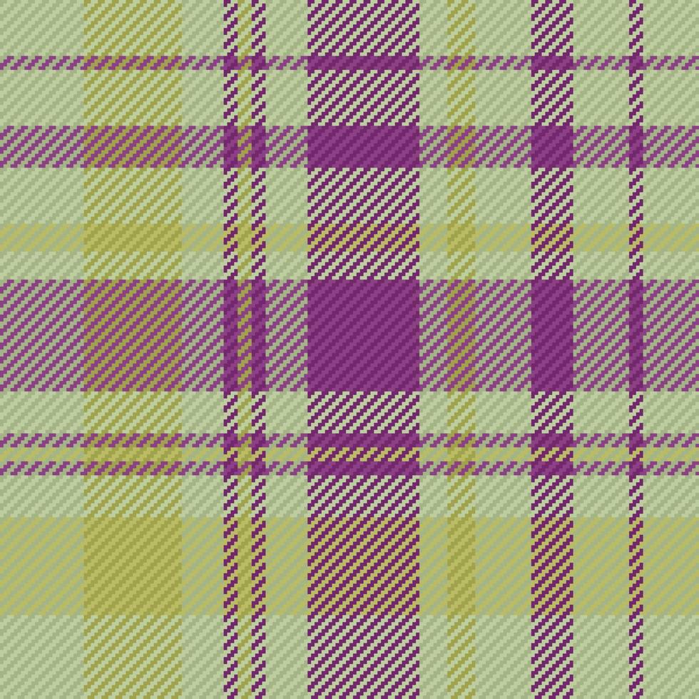 Textile check seamless. Vector pattern texture. Fabric tartan plaid background.