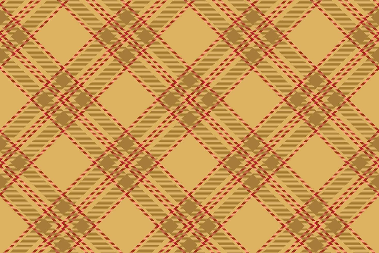 Tartan plaid background, diagonal check seamless pattern. Vector fabric texture for textile print, wrapping paper, gift card, wallpaper.