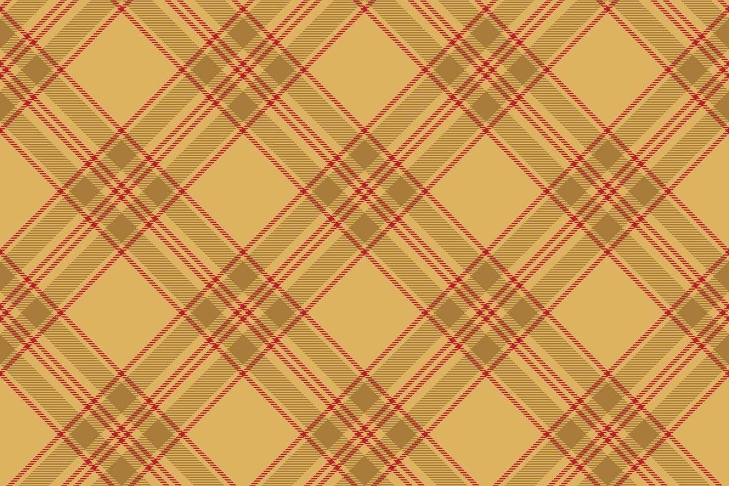 Tartan plaid background, diagonal check seamless pattern. Vector fabric texture for textile print, wrapping paper, gift card, wallpaper.