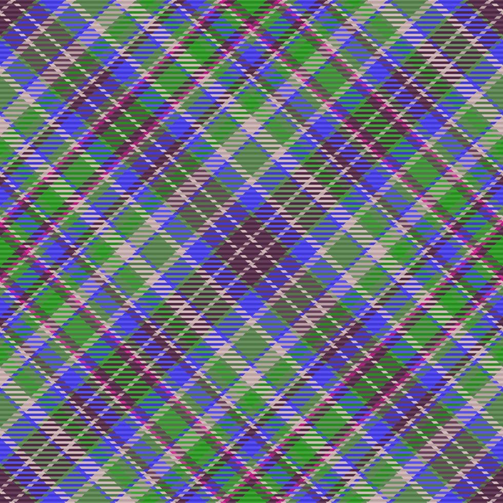 Textile pattern tartan. Seamless check plaid. Texture fabric background vector. vector