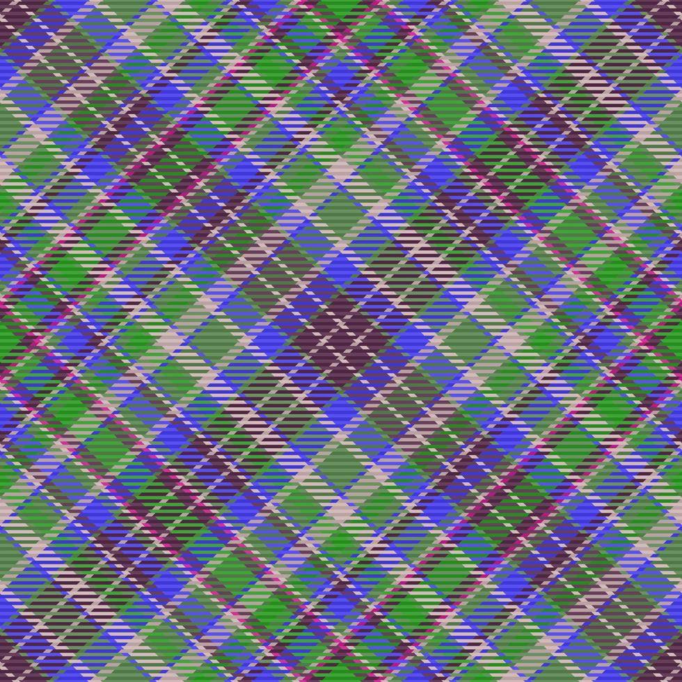 Textile pattern tartan. Seamless check plaid. Texture fabric background vector. vector