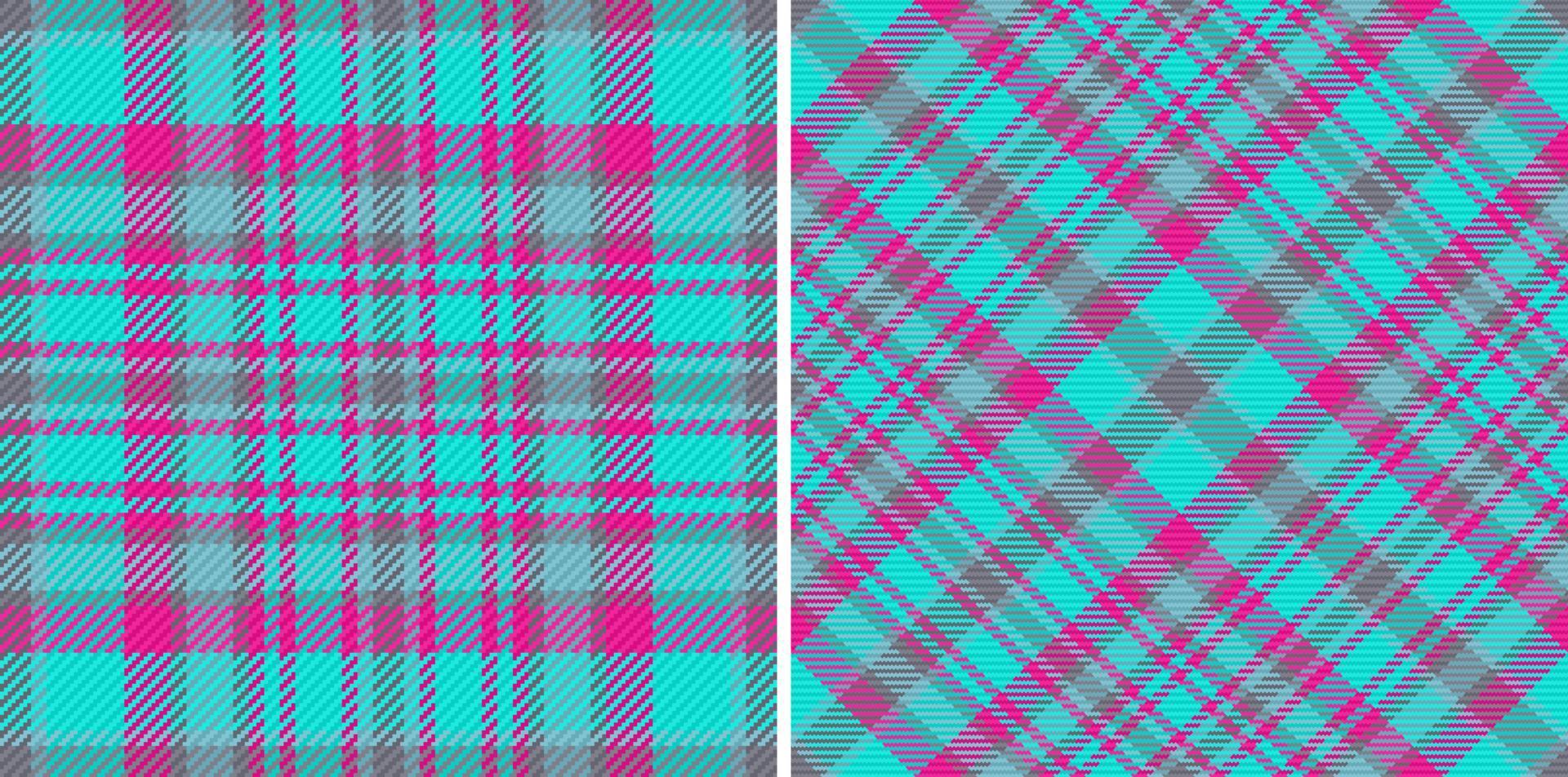 Vector fabric textile. Seamless background tartan. Check plaid texture pattern.