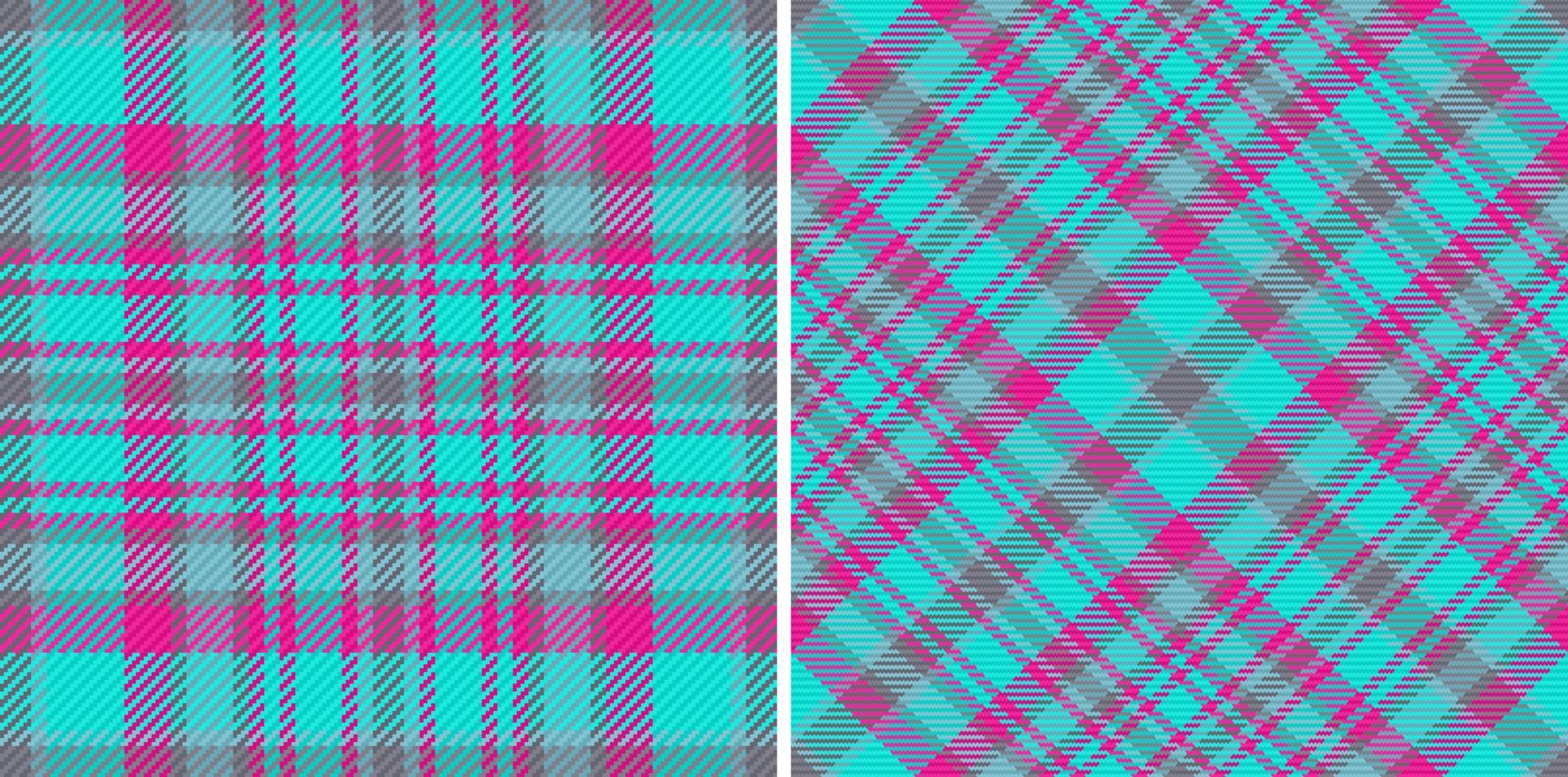 Vector fabric textile. Seamless background tartan. Check plaid texture pattern.