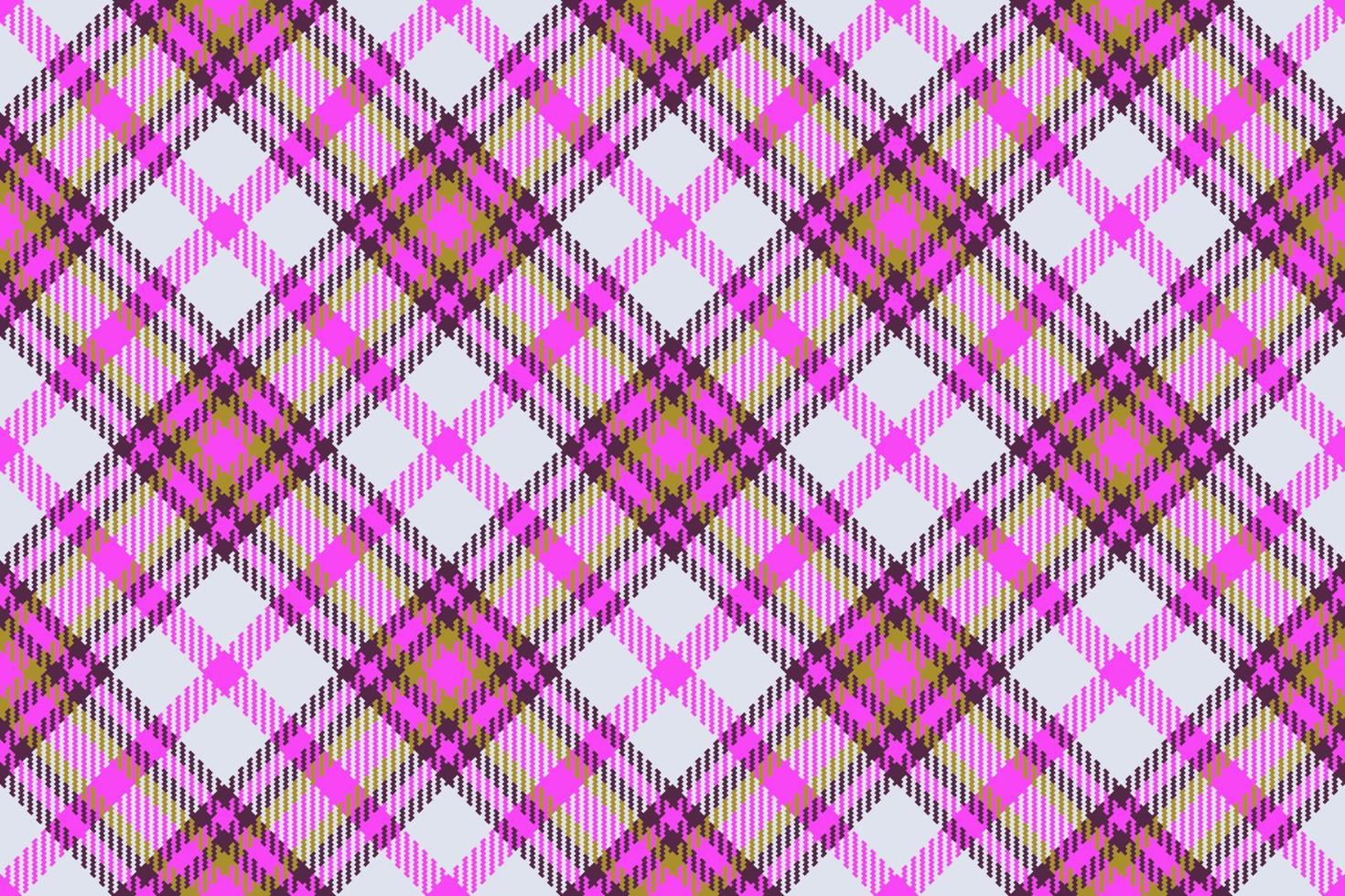 Pattern texture check. Plaid fabric seamless. Vector textile background tartan.