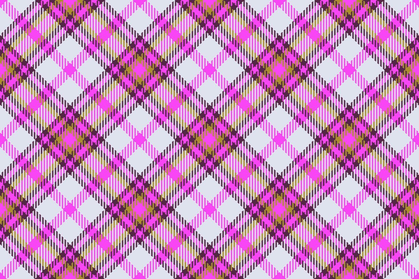 Pattern texture check. Plaid fabric seamless. Vector textile background tartan.