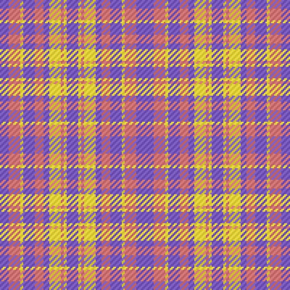 Plaid pattern vector. Texture textile background. Tartan seamless fabric check. vector