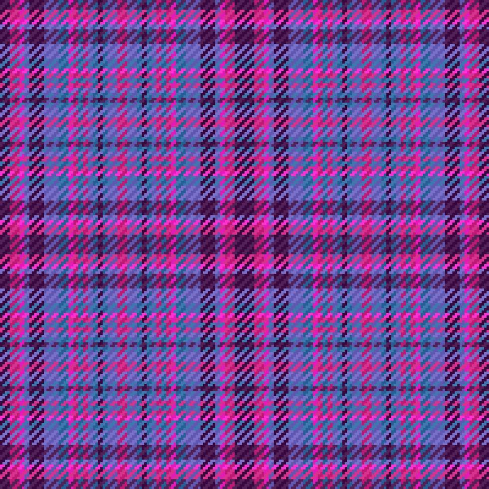 Textile check seamless. Texture pattern vector. Tartan plaid background fabric. vector
