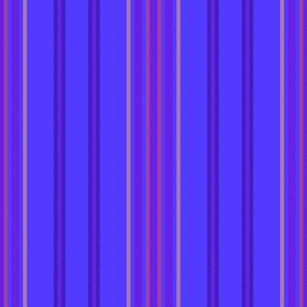Vertical lines stripe pattern in blue. Vector stripes background fabric texture. Geometric striped line seamless abstract design.