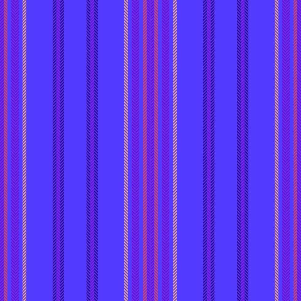 Vertical lines stripe pattern in blue. Vector stripes background fabric texture. Geometric striped line seamless abstract design.