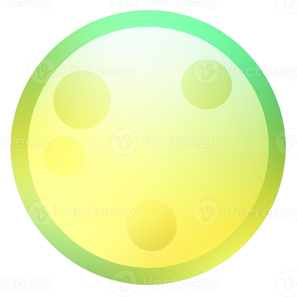 Green and yellow button isolated on white background. Vector illustration.Circle button with green and yellow gradients png