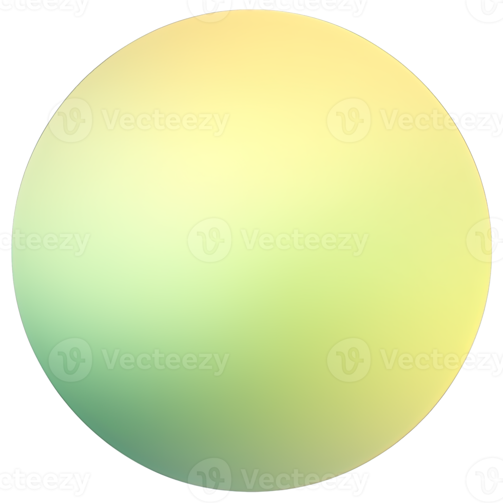 groen en geel knop geïsoleerd Aan wit achtergrond. vector illustratie.cirkel knop met groen en geel hellingen png