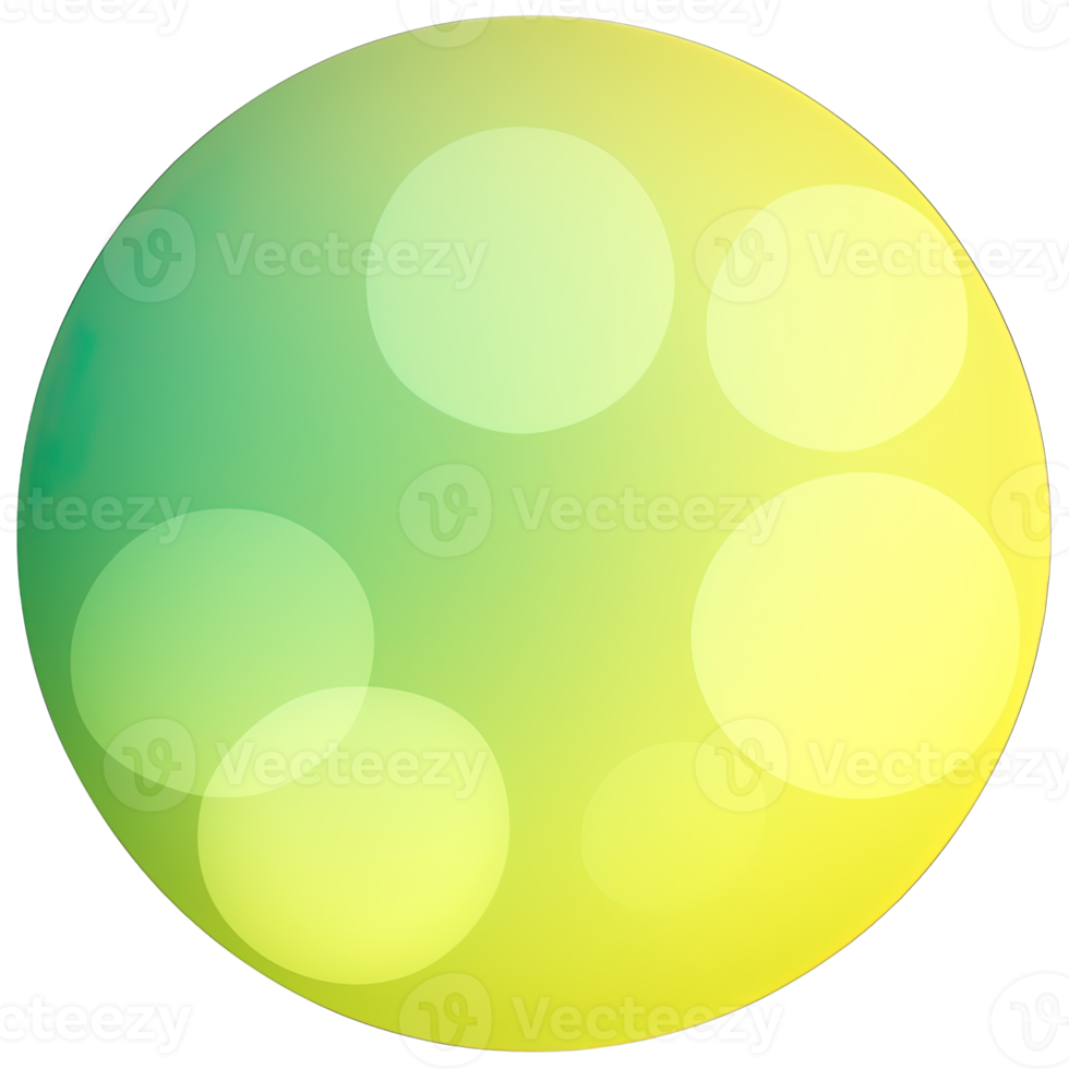 Green and yellow button isolated on white background. Vector illustration.Circle button with green and yellow gradients png