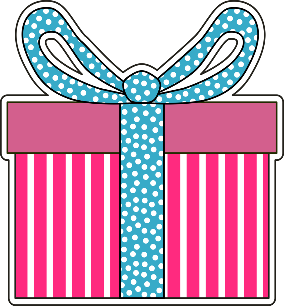 Gift Box Clipart Pink