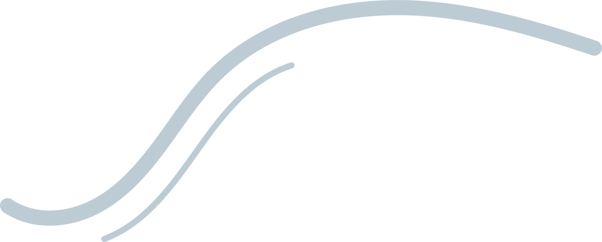Hand drawn doodle curved line clip art png