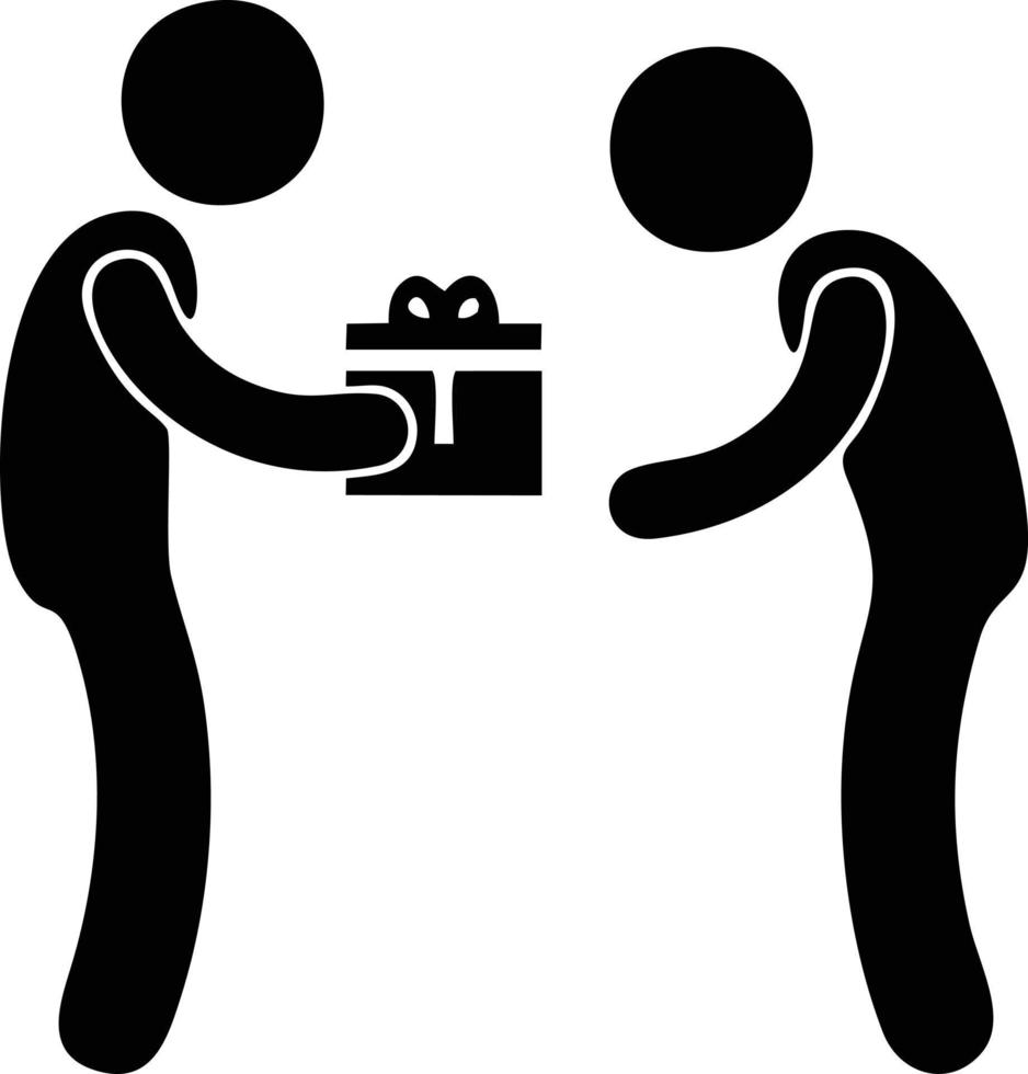 gift icon symbol design vector image. Illustration of the package box present design image. EPS 10.