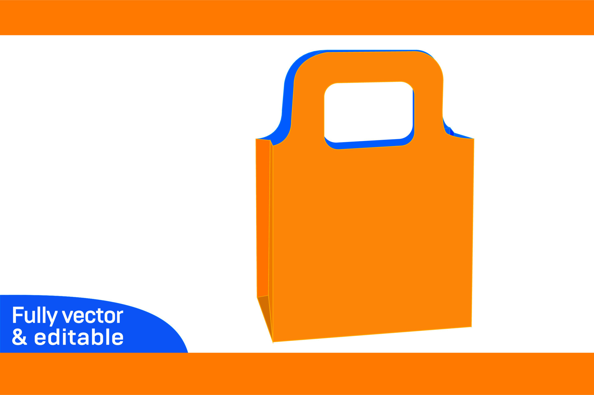 Shoes box without glue shoe box dieline template and 3D box design 3D