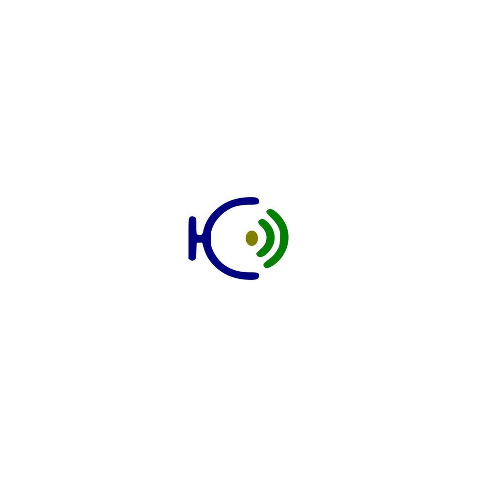 Wireless Signal logo template design. Wifi logo, radio waves icon vector. vector