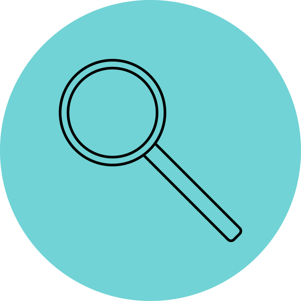 Magnifying glass icon 22186977 PNG
