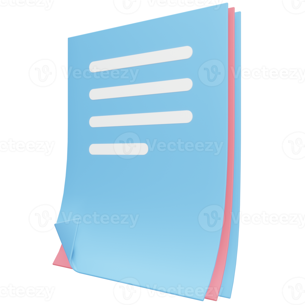 File 3d icon illustration png