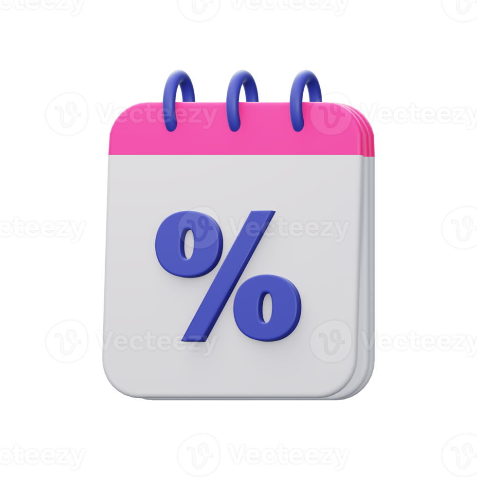 offer day discount 3d icon illustration png