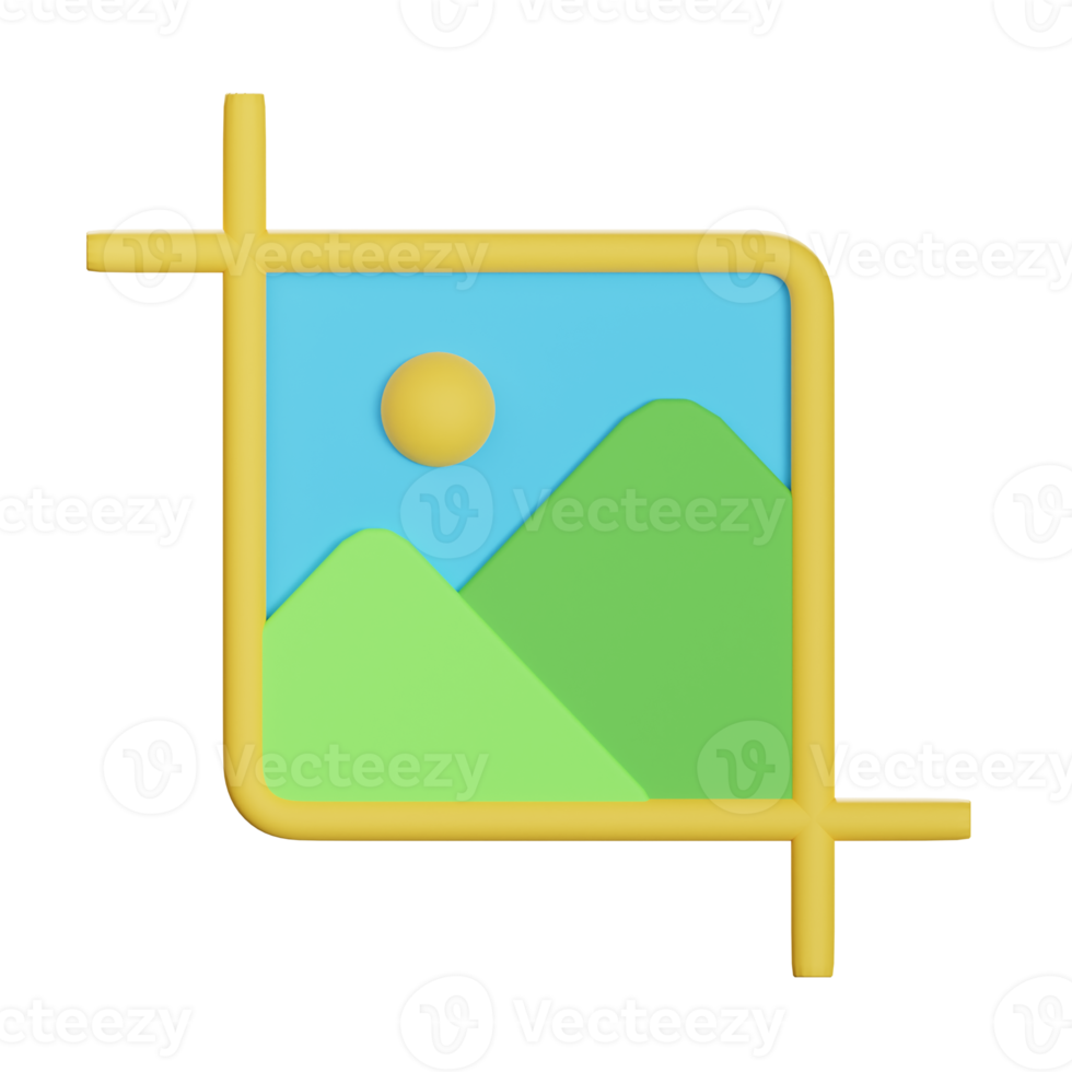 picture size 3d icon illustration png