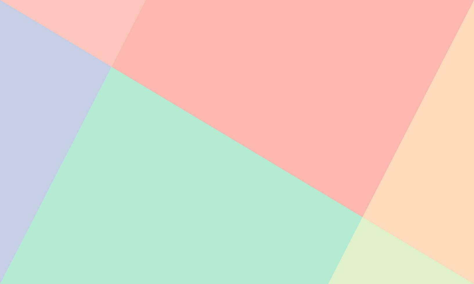 Abstract geometric shapes pastel color pink, blue, green background. vector