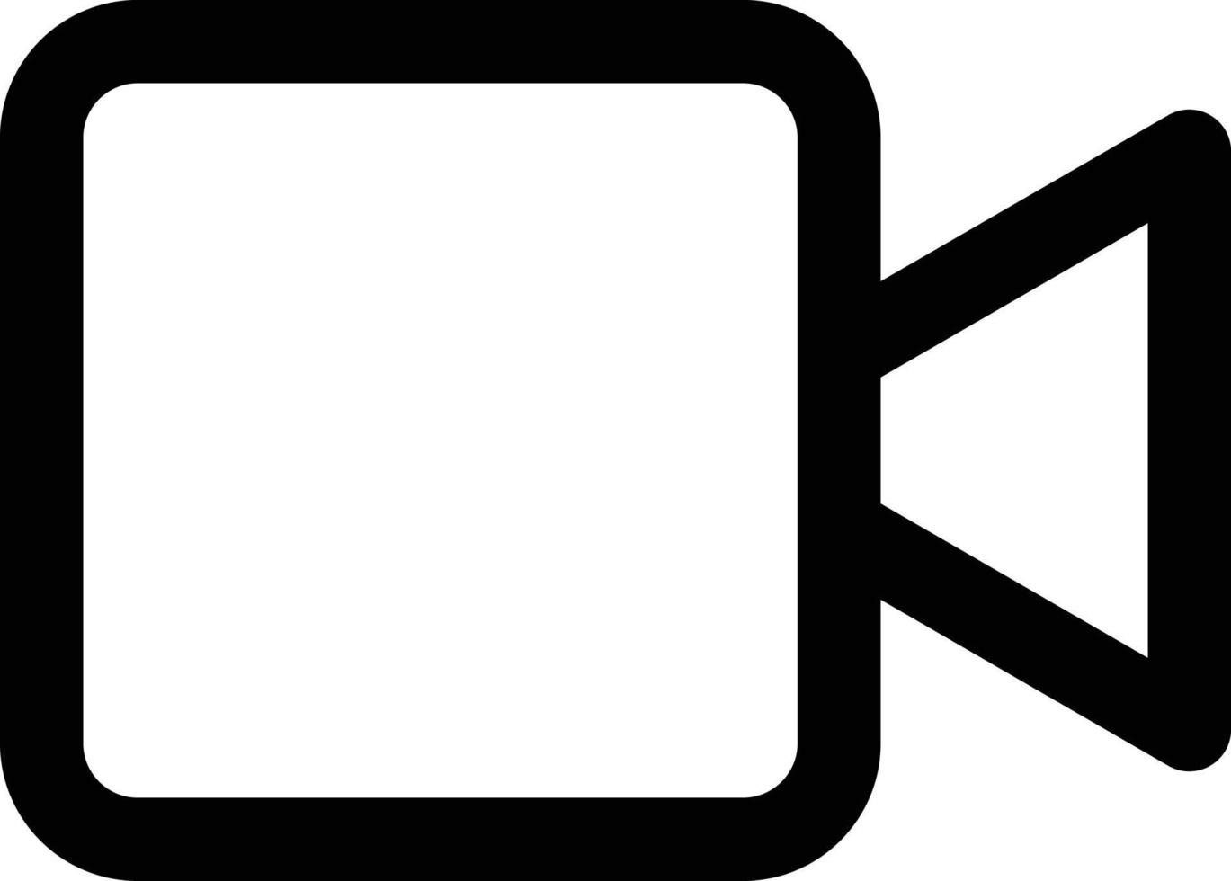 Video icon vector. video camera icon . movie sign. cinema vector