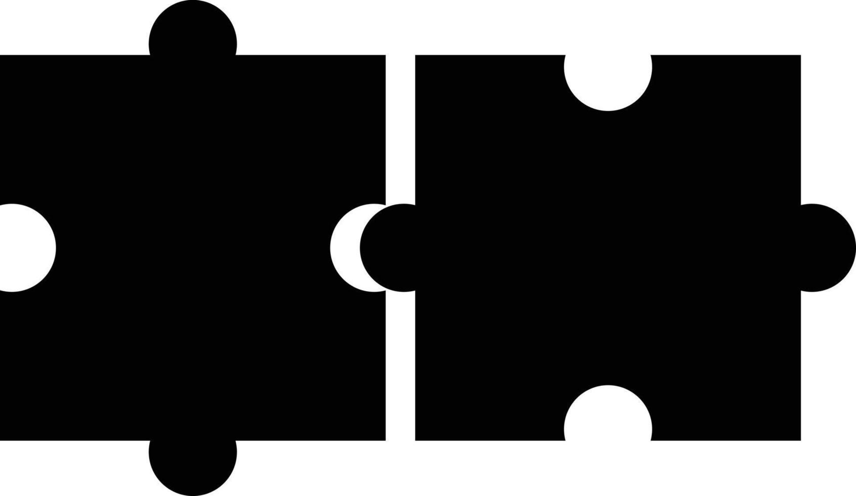 negro rompecabezas icono vector aislado en blanco antecedentes