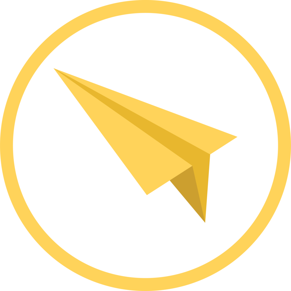 Paper plane icon png