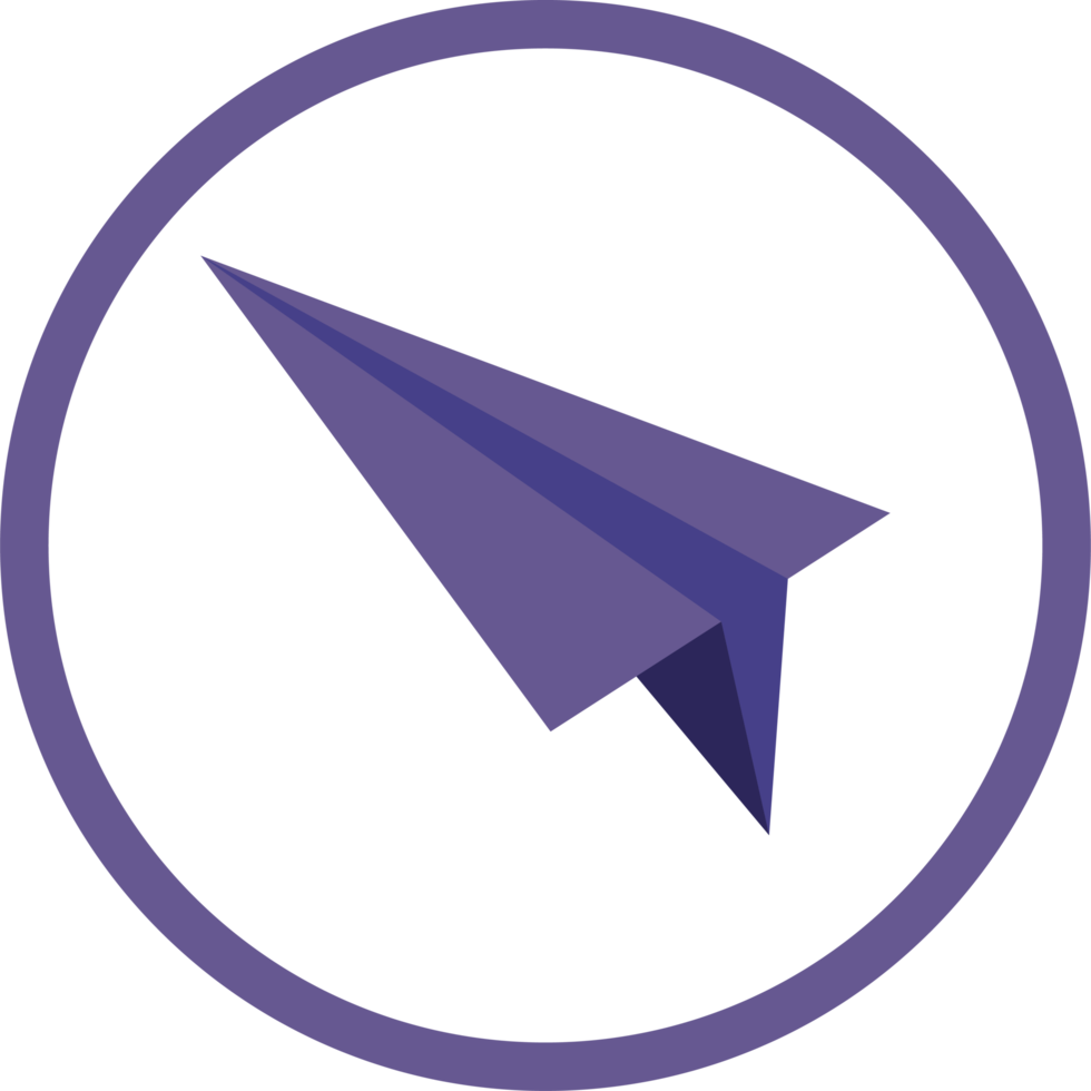 Papierflieger-Symbol png