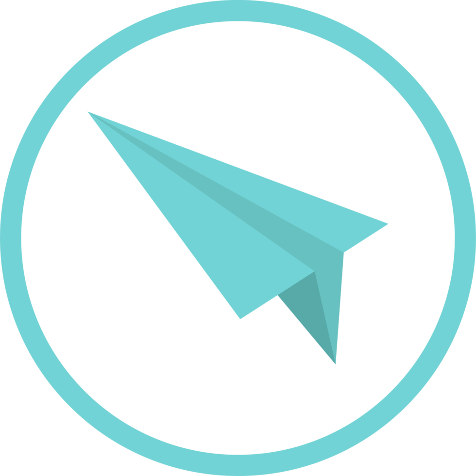 Paper plane icon png