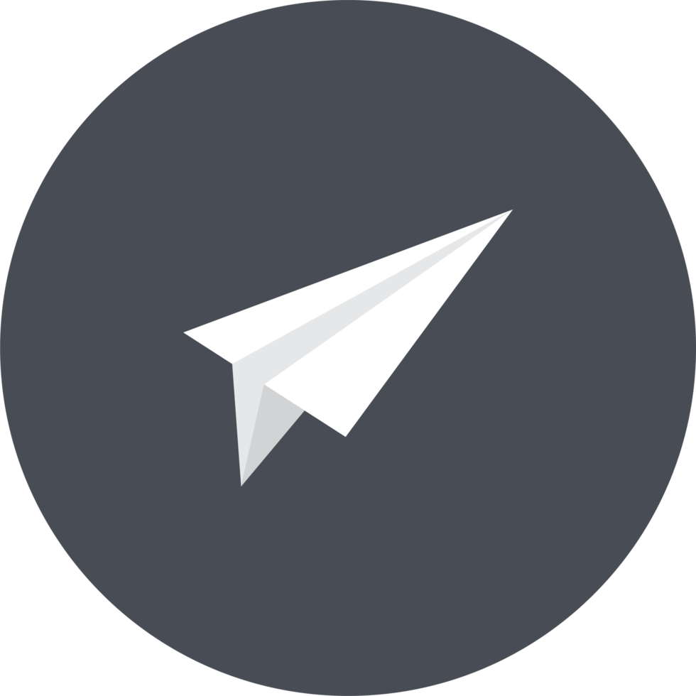 Paper plane icon png