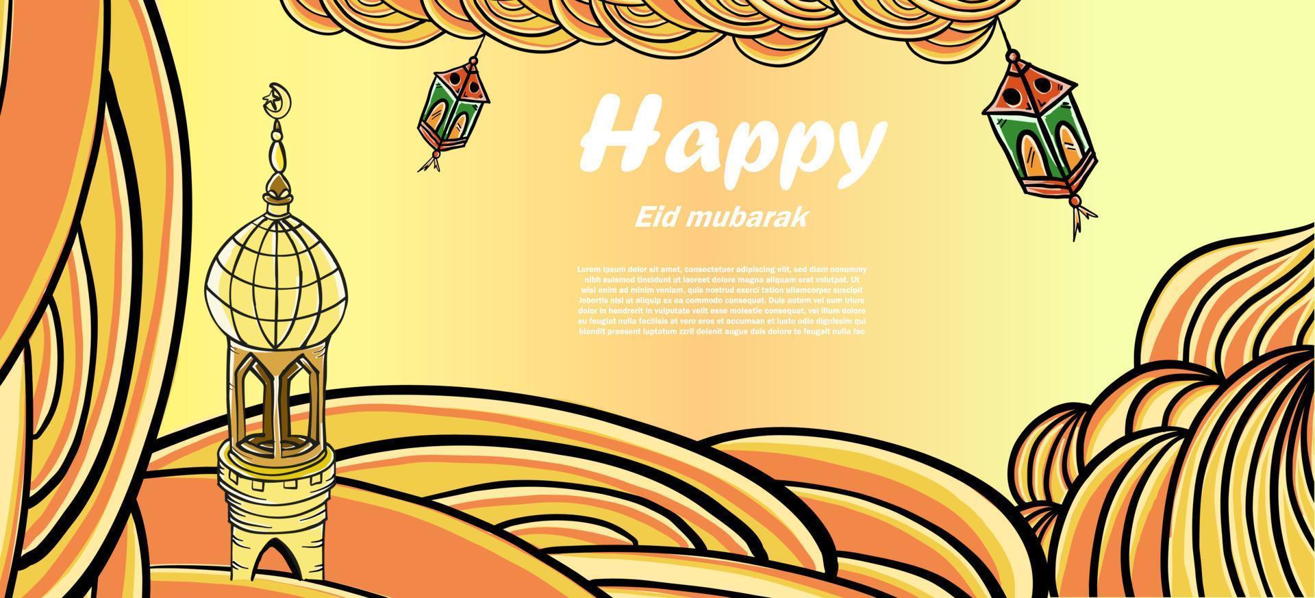 Ramadan kareem template poster free download vector
