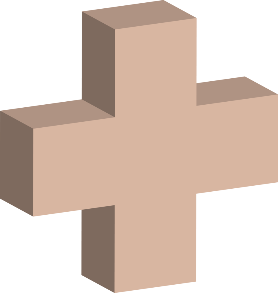 más icono en 3d estilo png