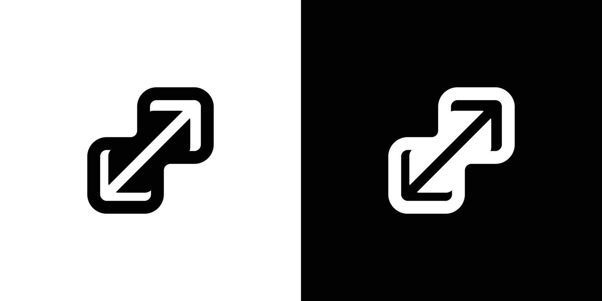 Expand icon design template vector