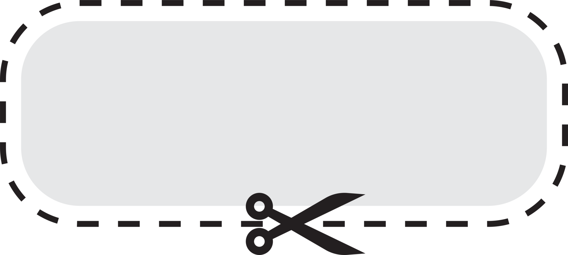 Scissors that cut coupon png