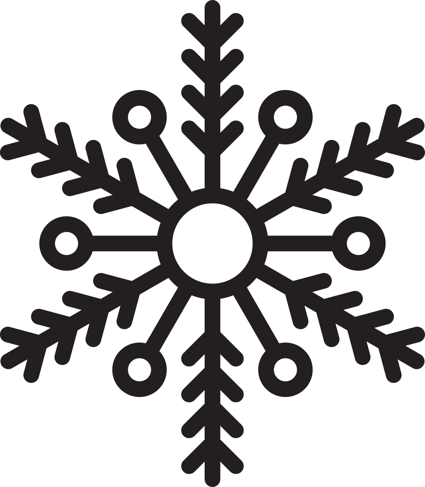 Snowflakes Clip Art