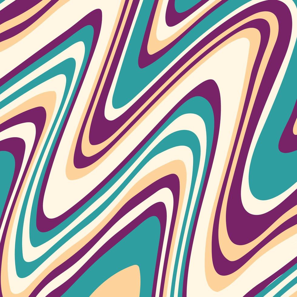 Flat abstract psychedelic groovy background. vector