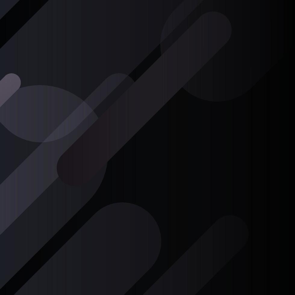 Black round shape element background. vector