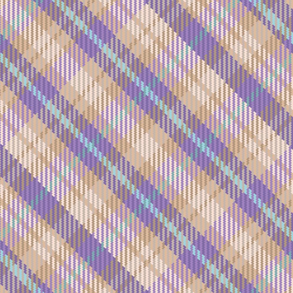 Tartan Plaid With Vintage Color Pattern. vector