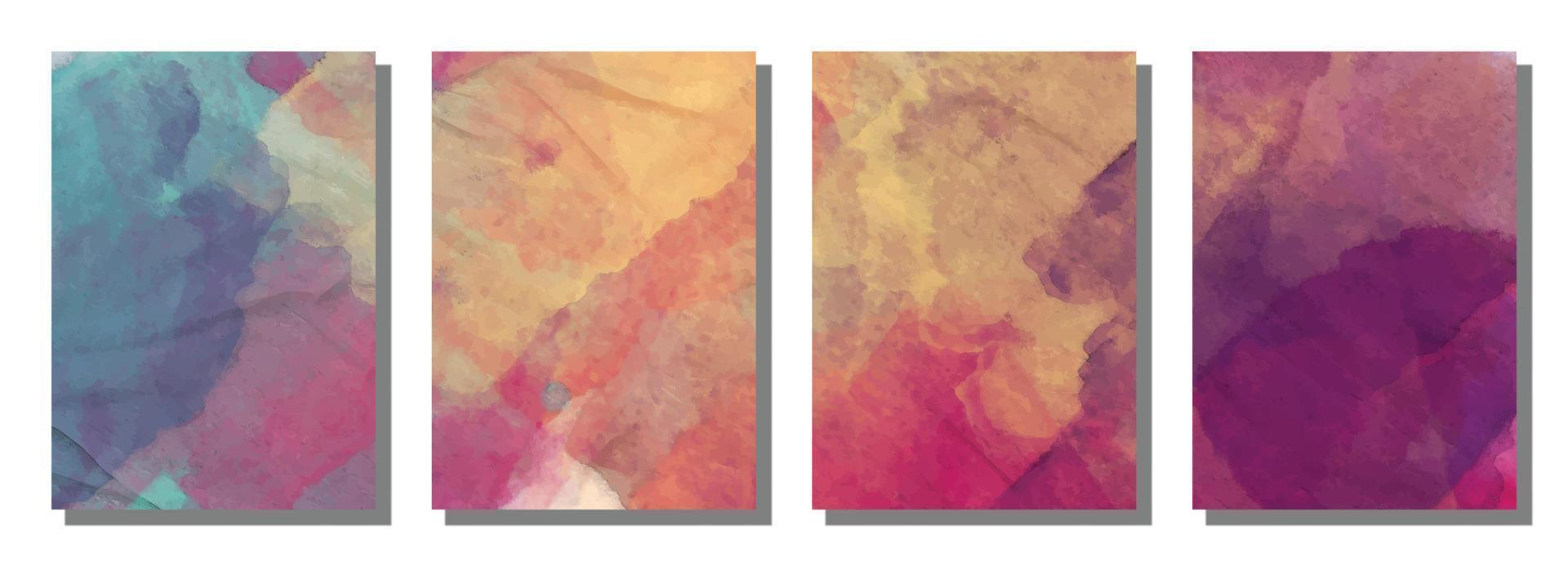 Abstract watercolor brush background. vector