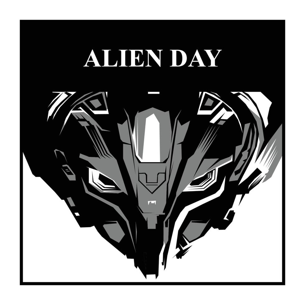 Alien Day background. vector