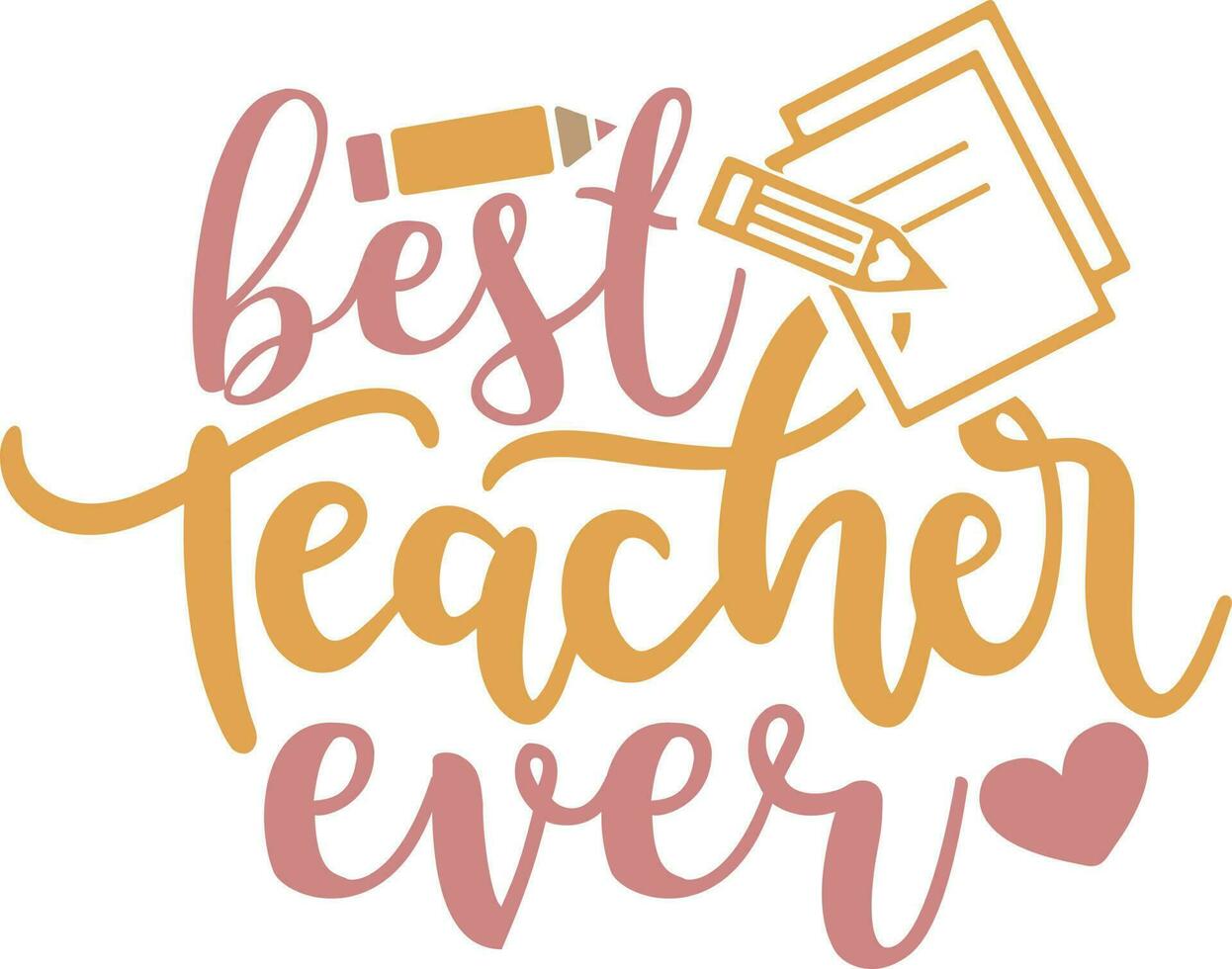 Teacher Svg Design vector