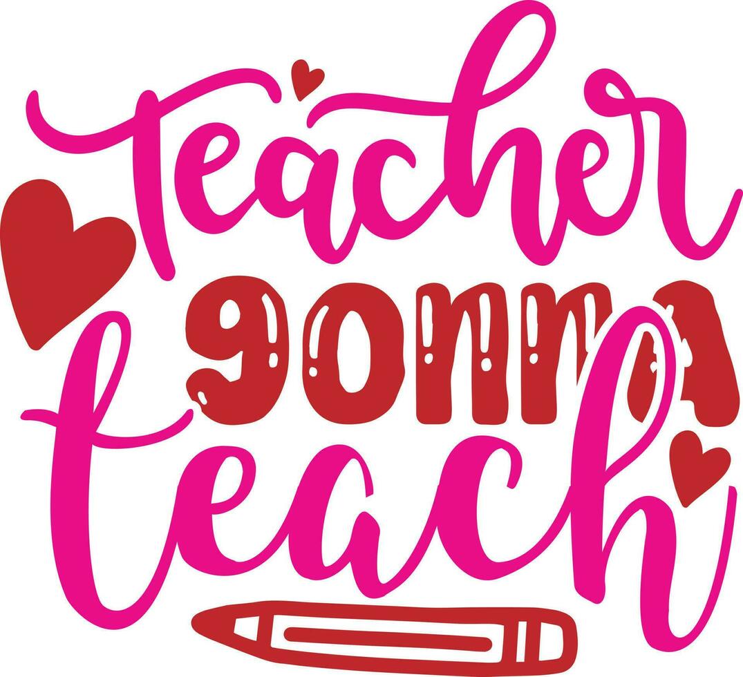 Teacher Svg Design vector