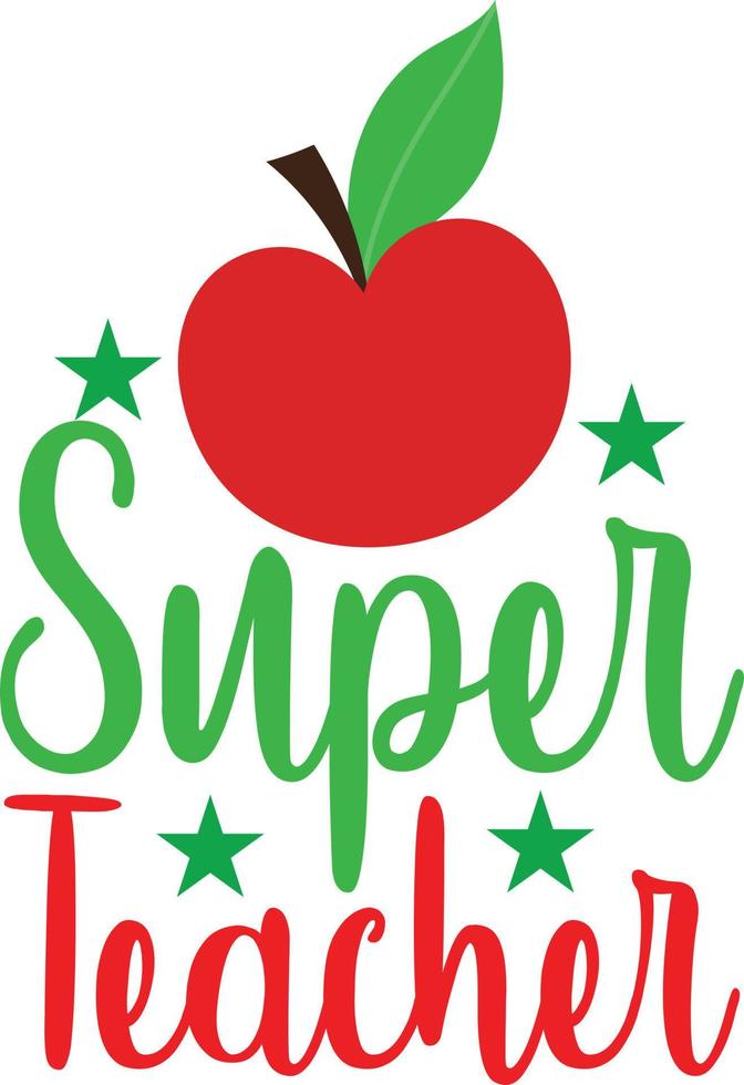 Teacher Svg Design vector