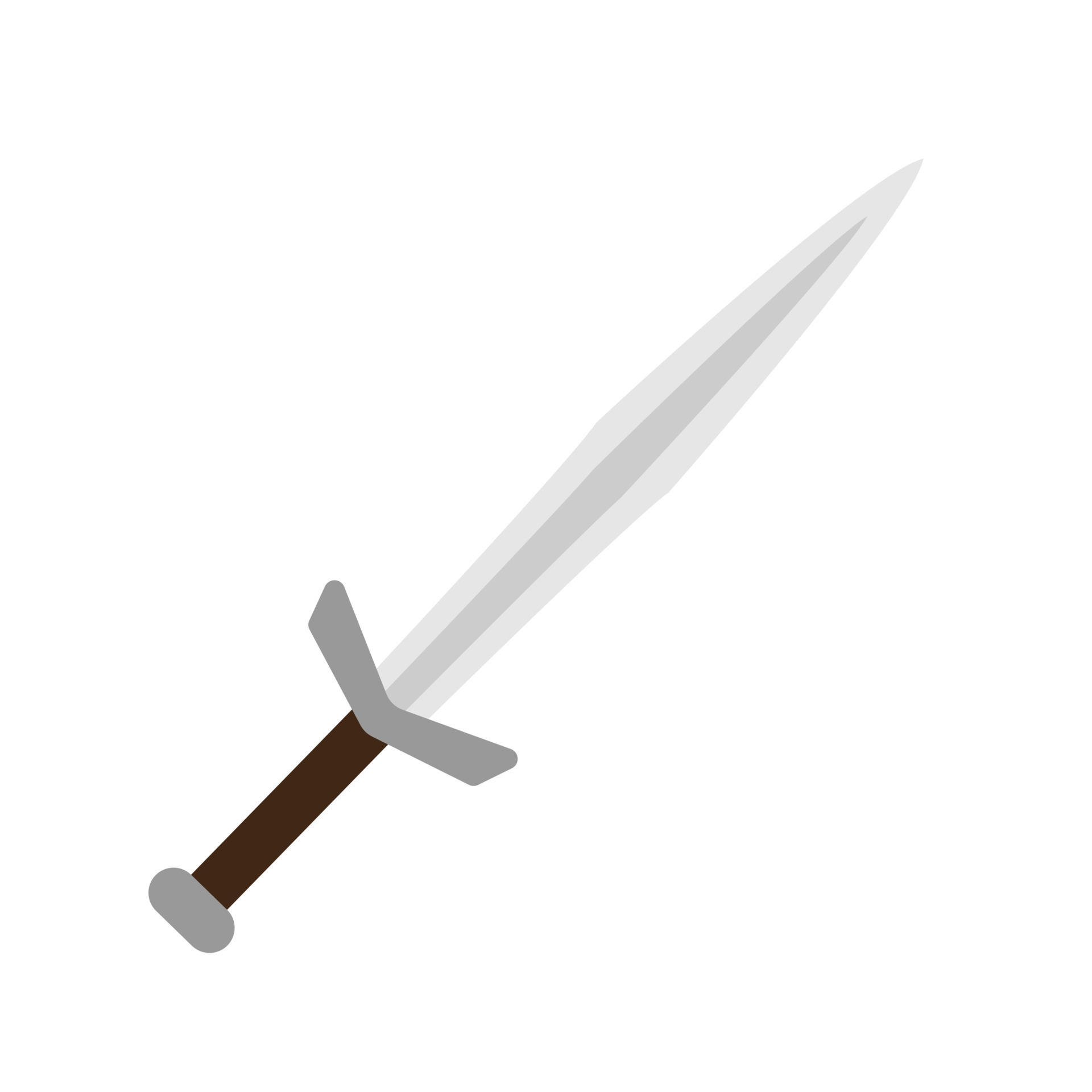 sword flat design vector illustration isolated on white background ...