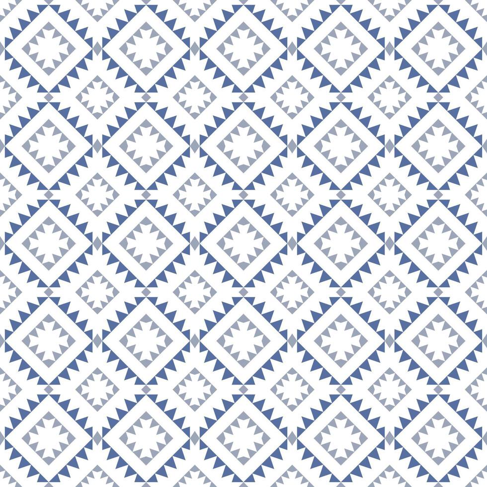 Geometric ethnic pattern with square triangle diagonal abstract ornament design for clothing fabric textiles printing, handcraft, embroidery, carpet, curtain, batik, wallpaper wrapping, vector drawing
