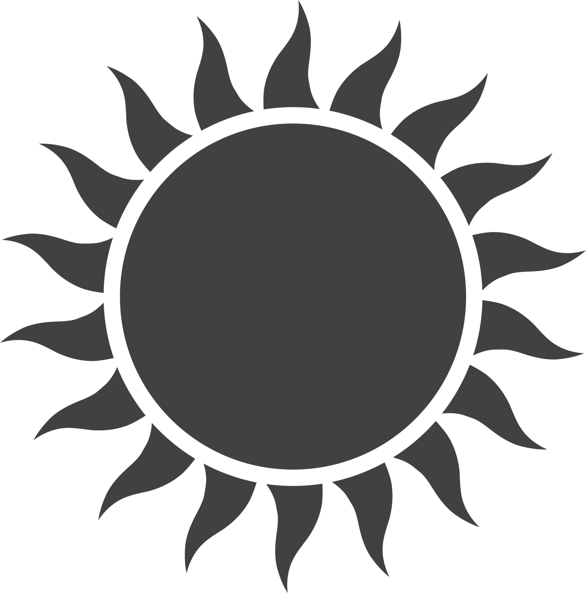 Sun icon clip art 22189237 PNG